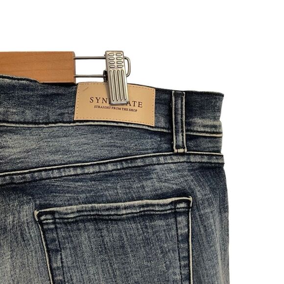 Syndicate LA Tidal Tailored Denim Slim Tapered Jeans Size 34 NWT - Picture 5 of 6